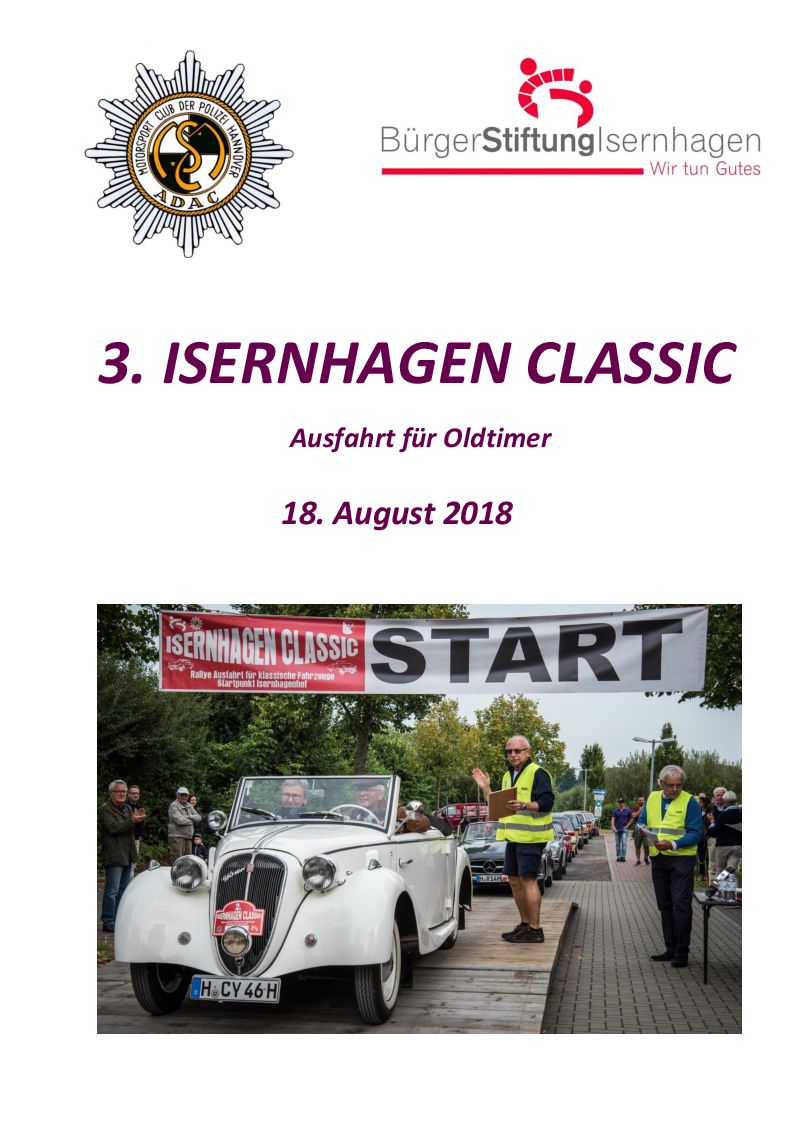 Deckblatt 3. Isernhagen Classic