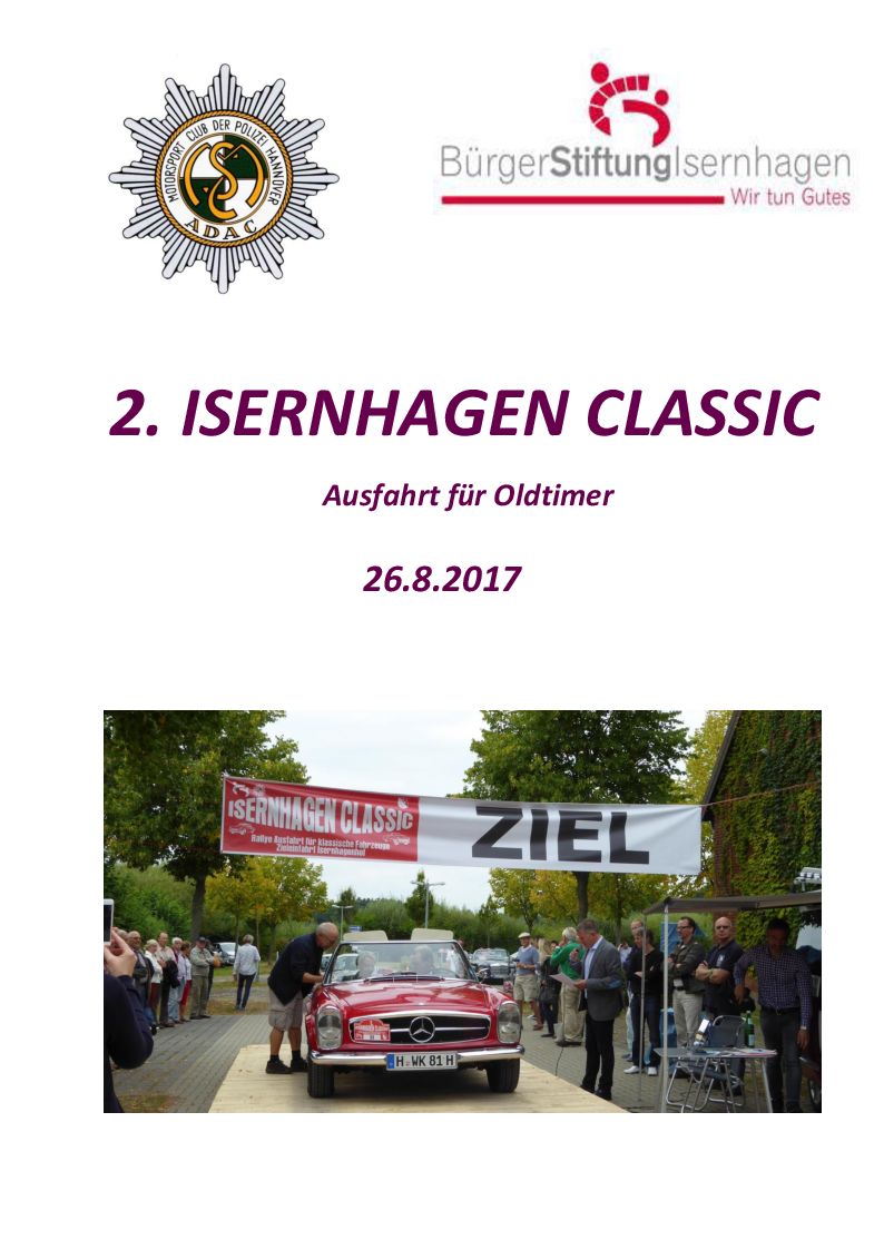 Deckbaltt – Ausschreibung 2. Isernhagen Classic – Final